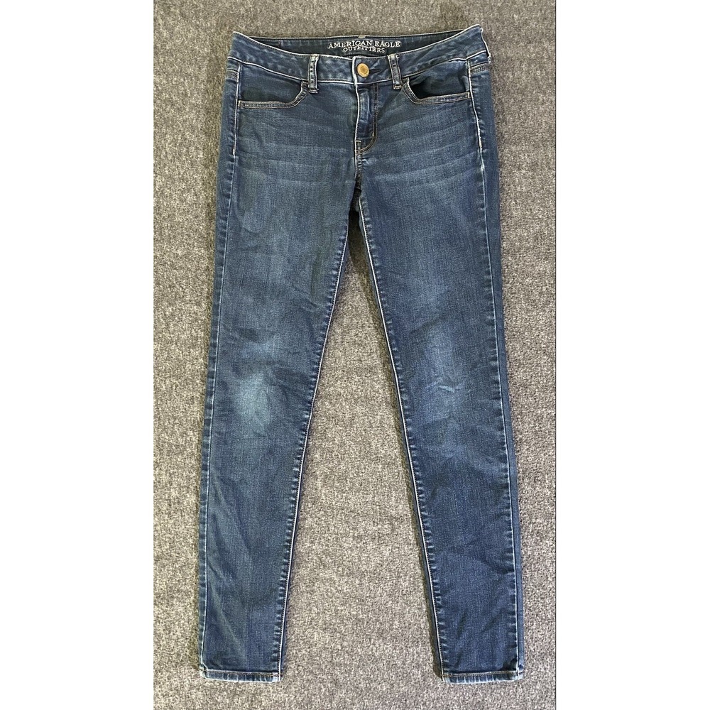American Eagle Outfitters Womens High Rise Jegging Jeans Blue Size 6 Regular